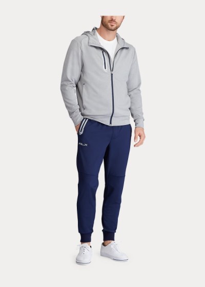 Ralph Lauren Tech Jersey Full-Zip Hættetrøje Herre Danmark (XQNUD3029)